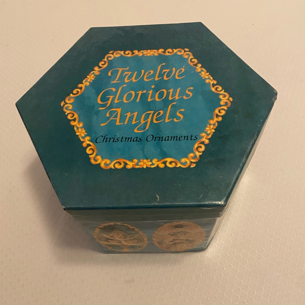 Twelve Glorious Angels Christmas Ornaments in Original Box